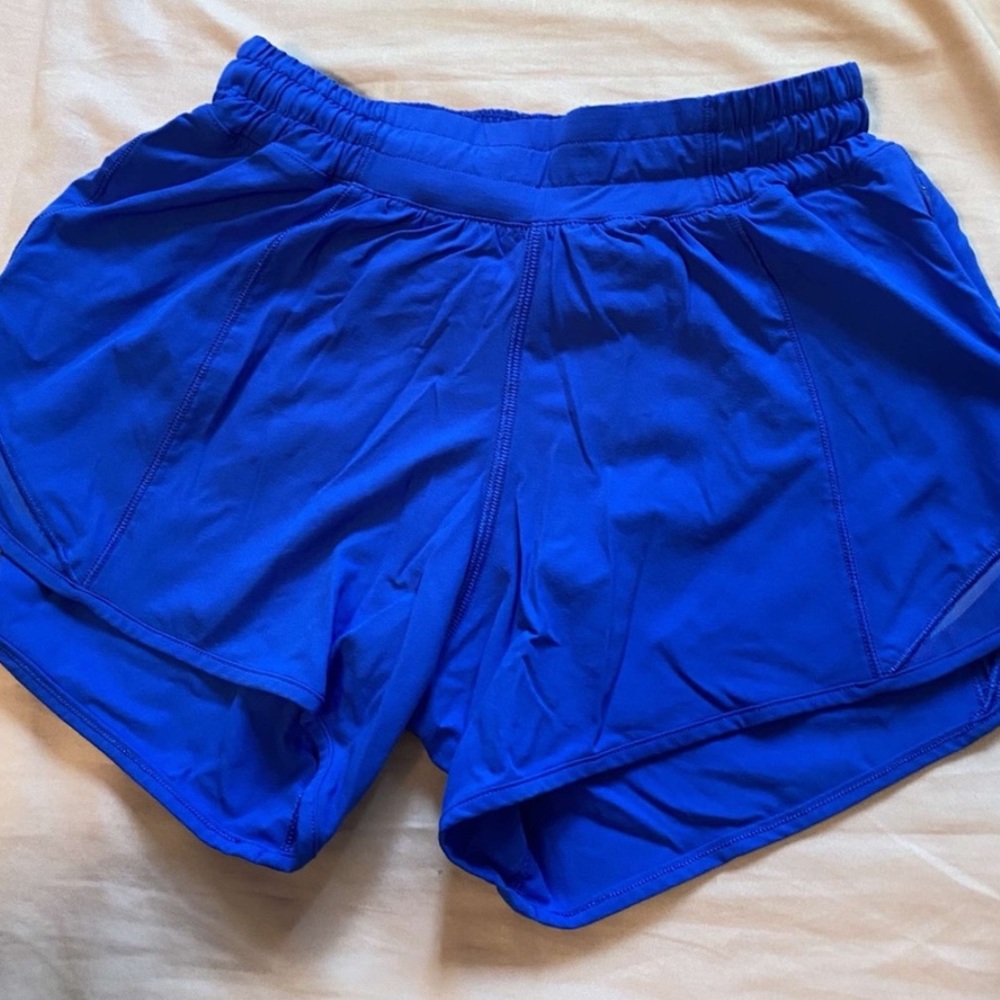 Rare! Blue lululemon shorts - Picture 2 of 3